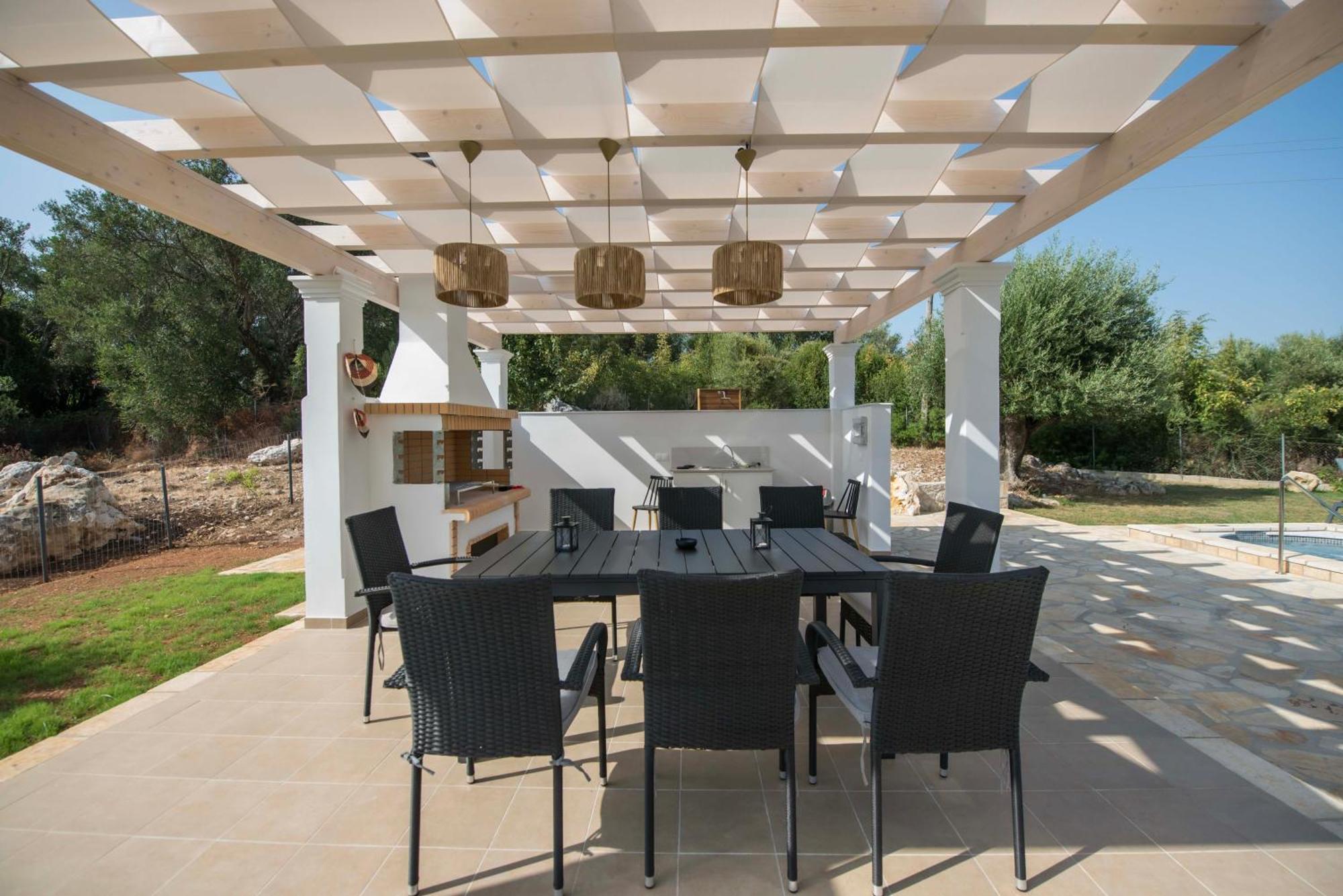Villa Martha Perithia Corfu Esterno foto
